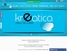 Tablet Screenshot of kreatica.com.mx